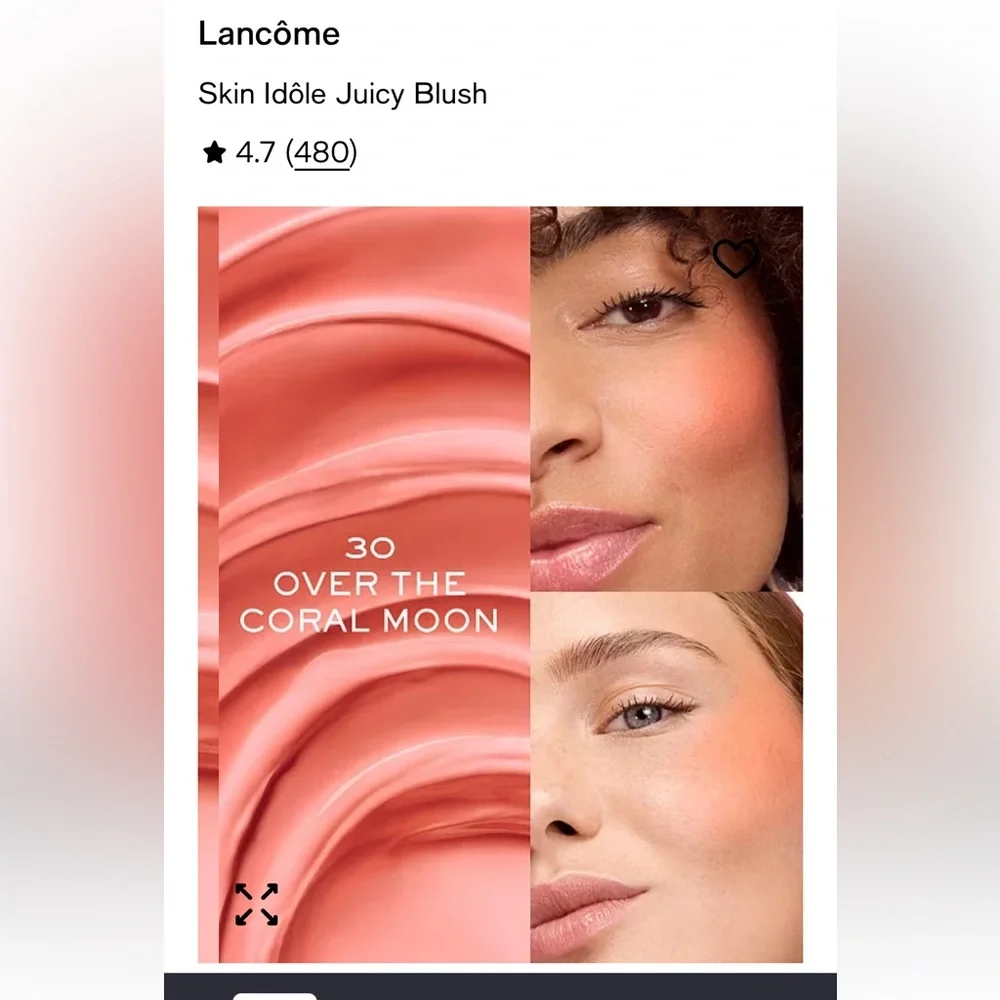 Skin Idôle Juicy blush, cheeks( 30 Over The Coral Moon